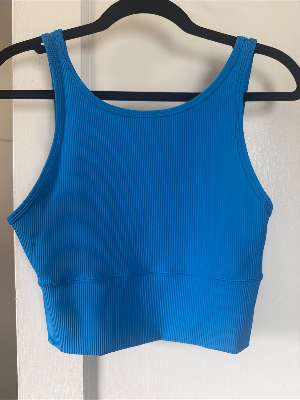 lululemon Power Pivot Ribbed Tank Top | Pool Side Blue | Size 4 - Picture 1 of 2